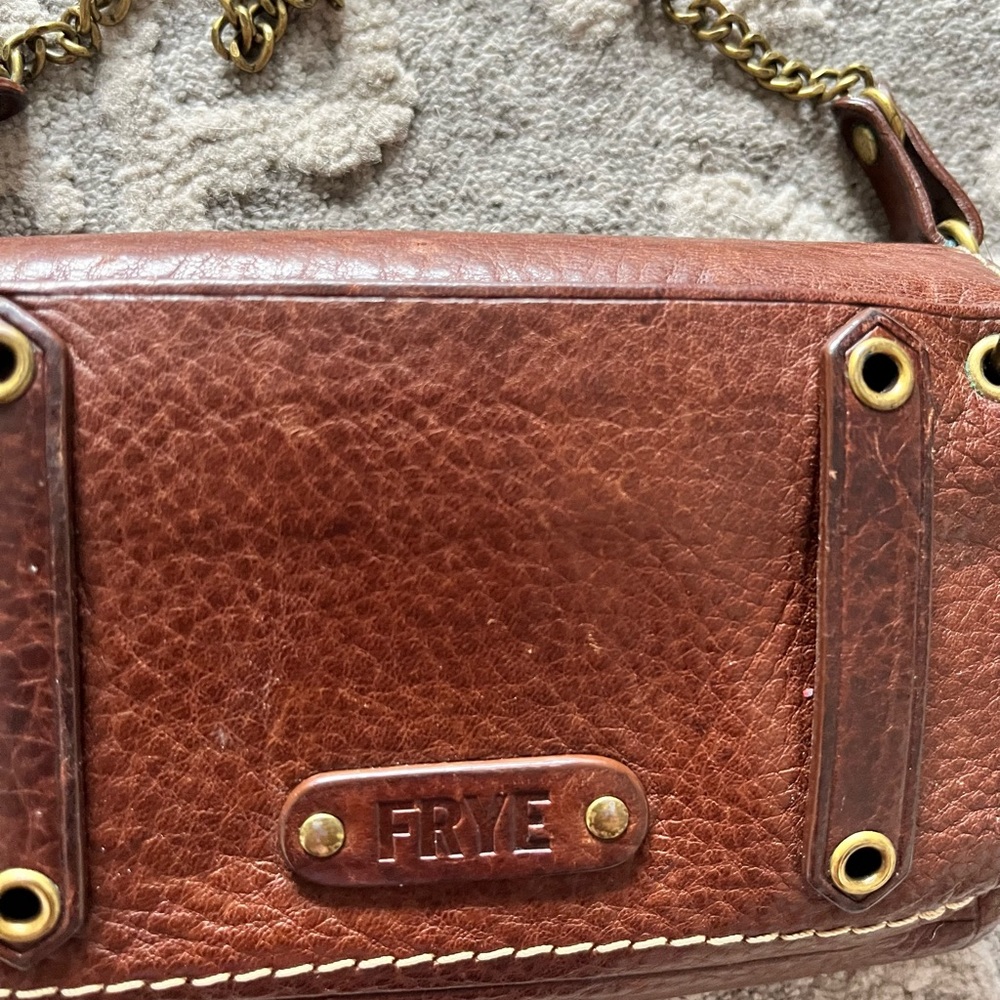 Brown Leather Crossbody Bag - Picture 2 of 6
